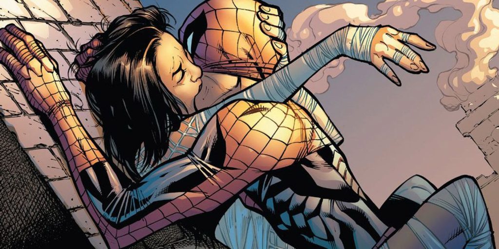 Spider-Man-kissing-Silk