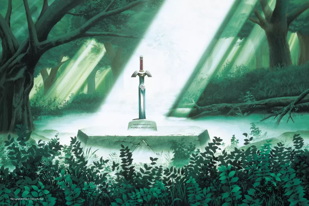 The Master Sword is waiting for a hero in the Forest of the Lost. Zelda