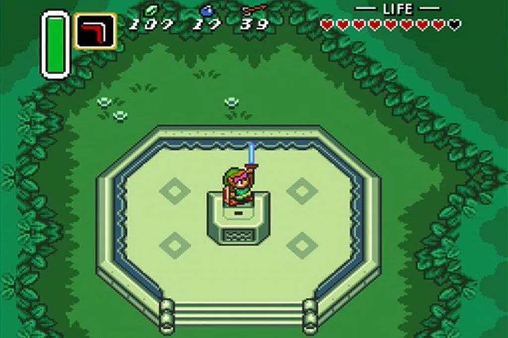 Getting the sword Zelda