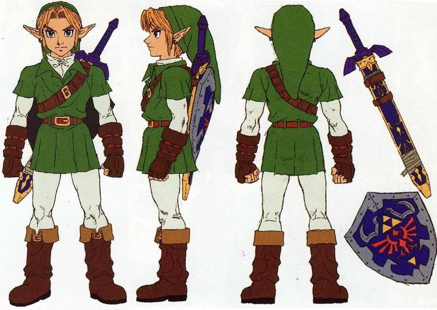 Concept art of Link from the adult timeline