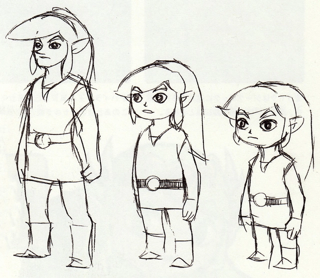 Early experiments with new Link's looks