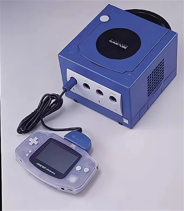 GameBoy Advance connected to GameCube