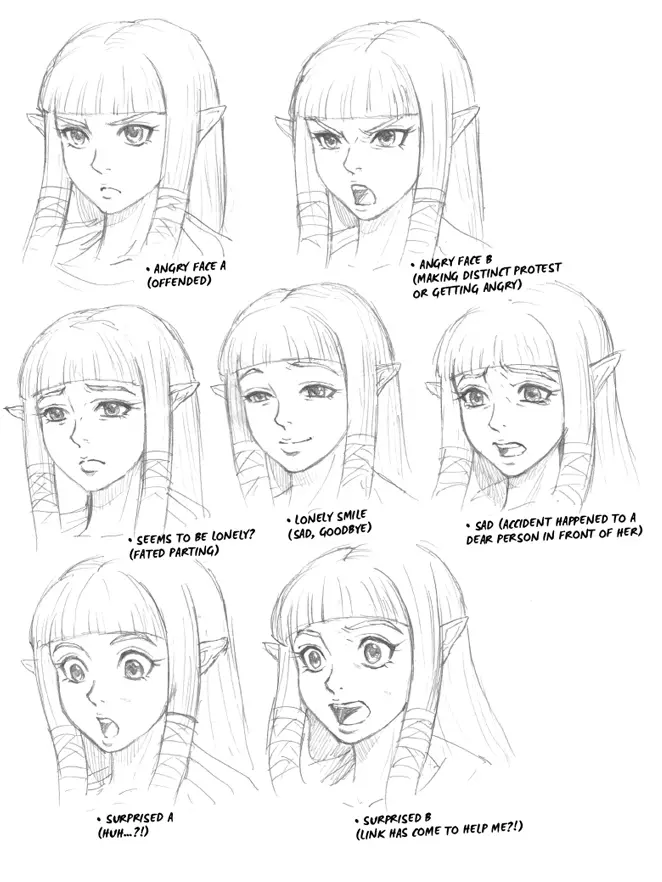 Zelda emotion concepts