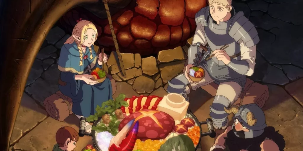 Delicious in Dungeon Anime Dinner