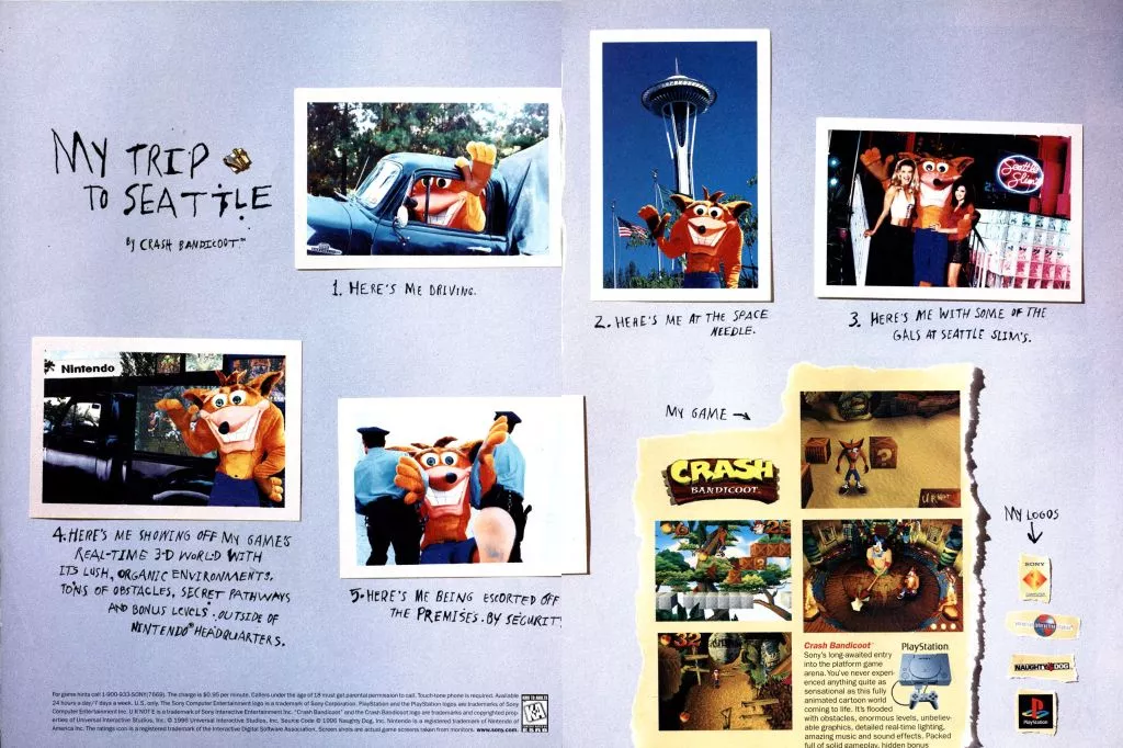 Crash Bandicoot ad campaign 