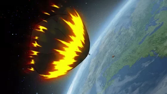 Mark stopping an asteroid from hitting the country