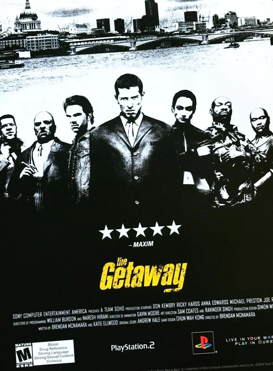 The Getaway's game poster