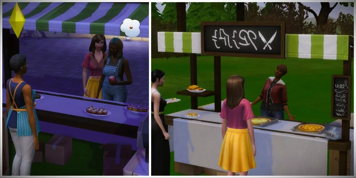 How to Sell Items with a Food Stand in The Sims 4