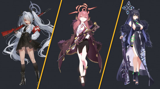 Blue Archive tier list attackers; three attacker characters