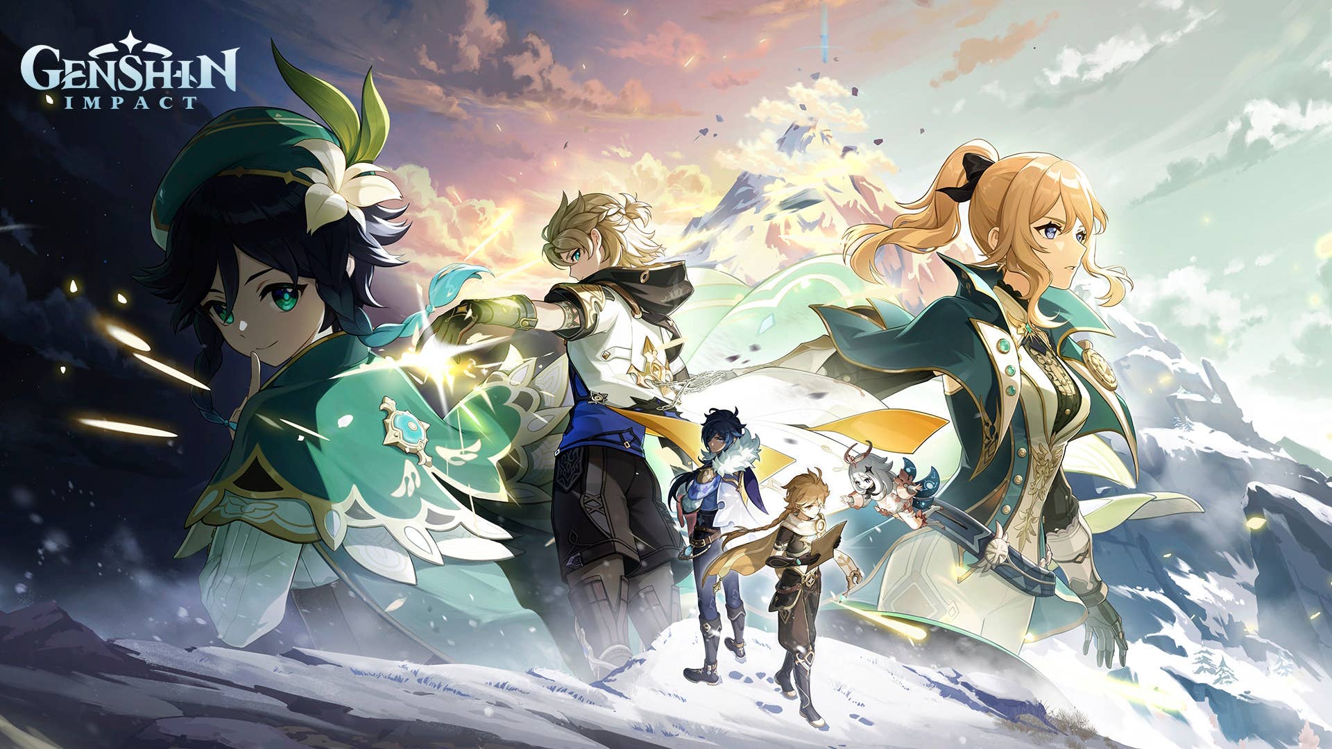 Version 5.6 promotional art featuring multiple characters