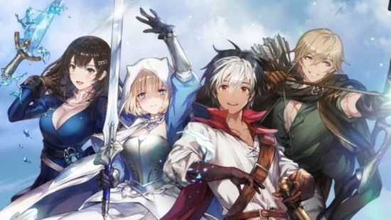 Characters from the Brown Dust tier list kkey art with various heroes on screen
