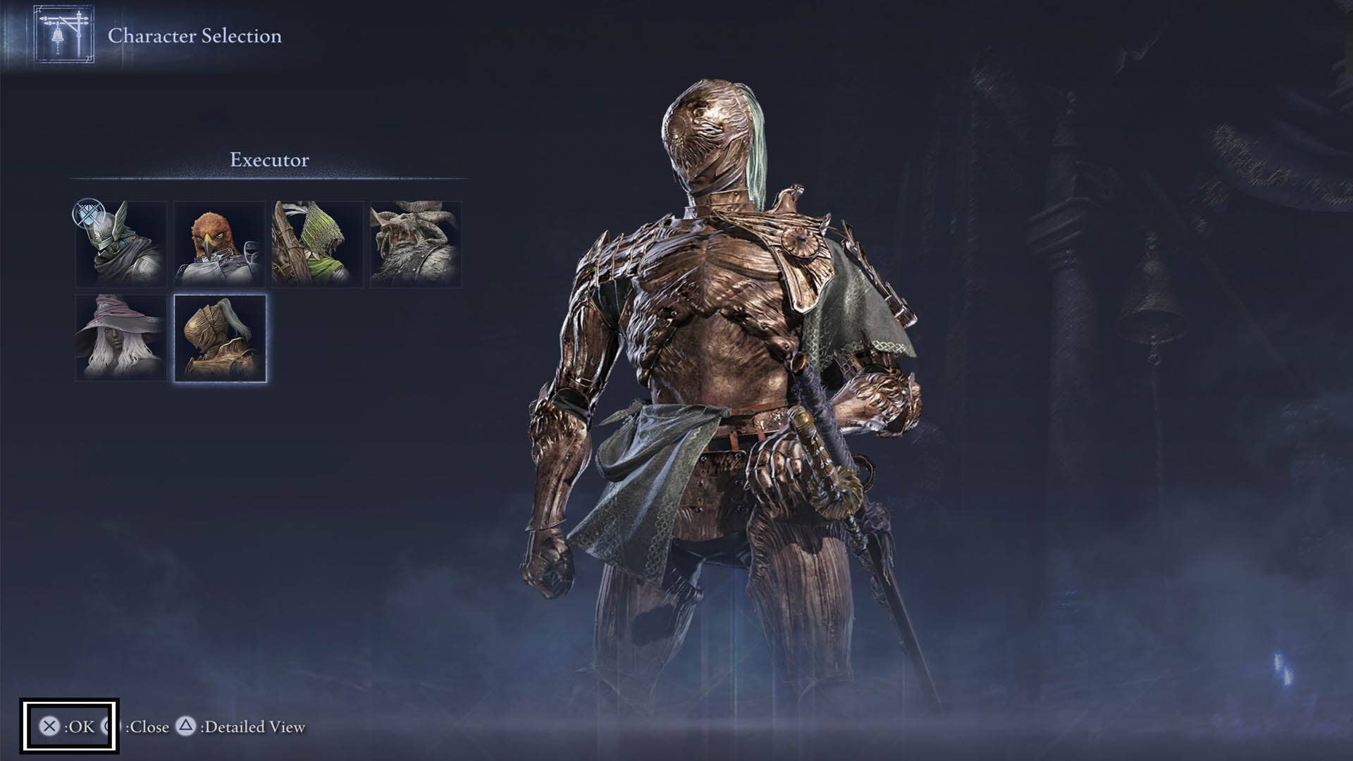 elden ring nightreign character selection menu
