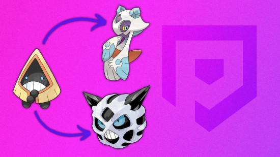 Snorunt with evolved forms Glalie and Froslass