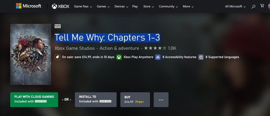 Xbox First-Party Game 'Tell Me Why' Is Now Free To Claim For Everyone 2