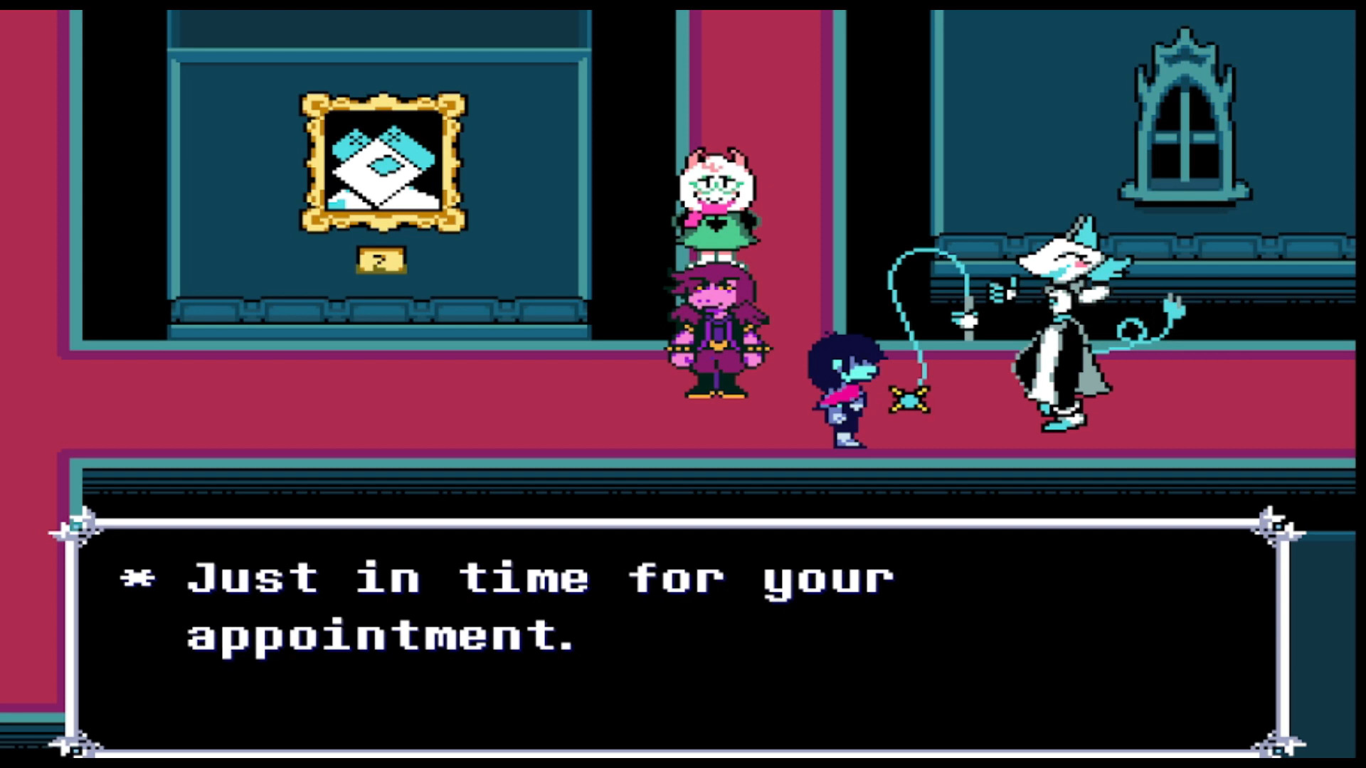 Interrogation sequence (Image via Toby Fox and @PhantomThiefAleAJ/YouTube)
