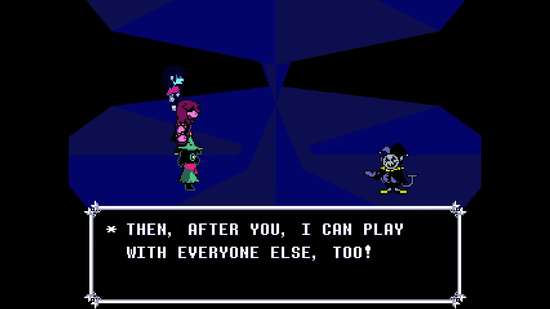 Chaotic jester encounter (Credit: Toby Fox, @hugo__/YouTube)