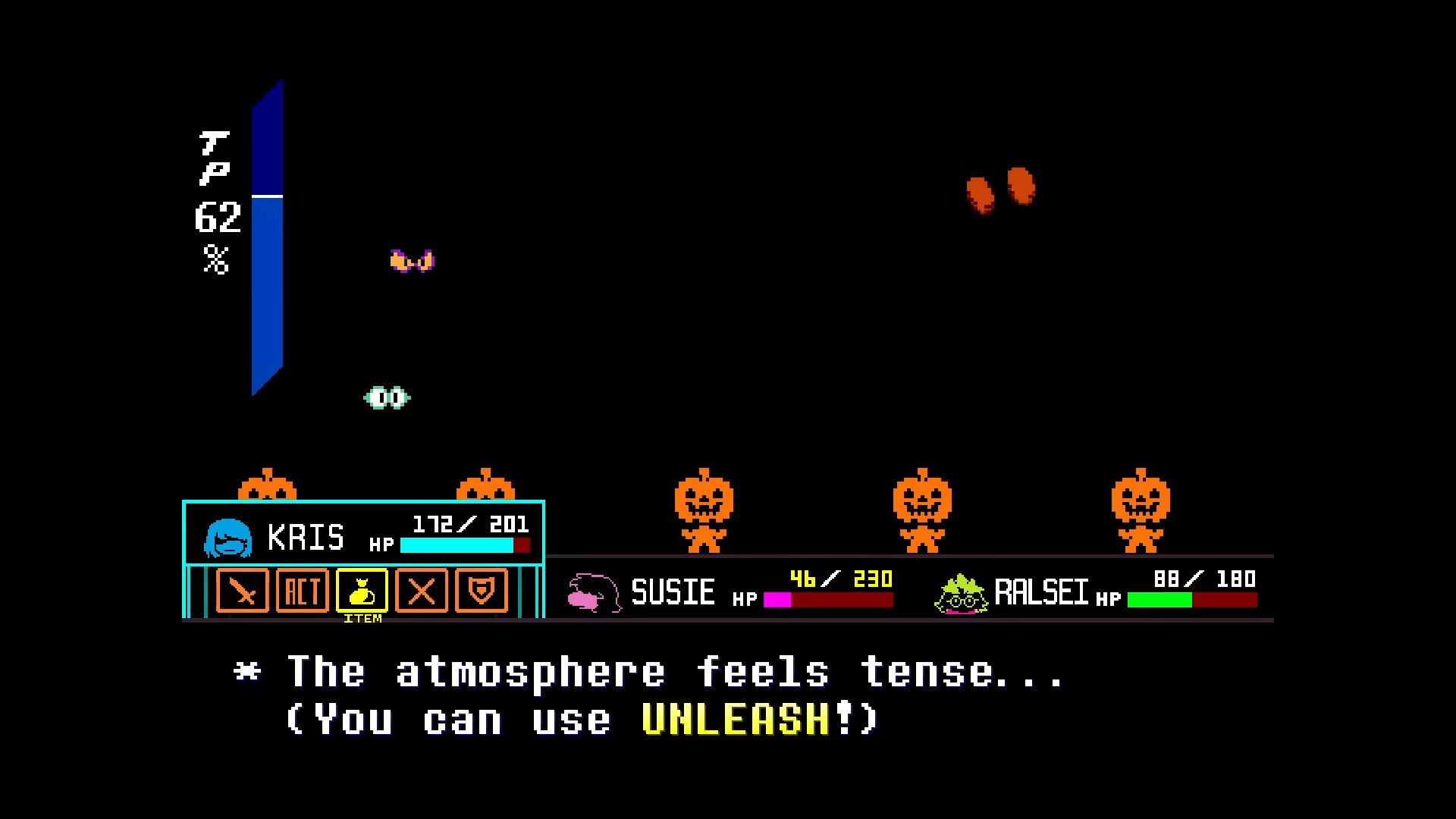 UNLEASH is the key to winning (Image via Toby Fox and @xsl/YouTube)