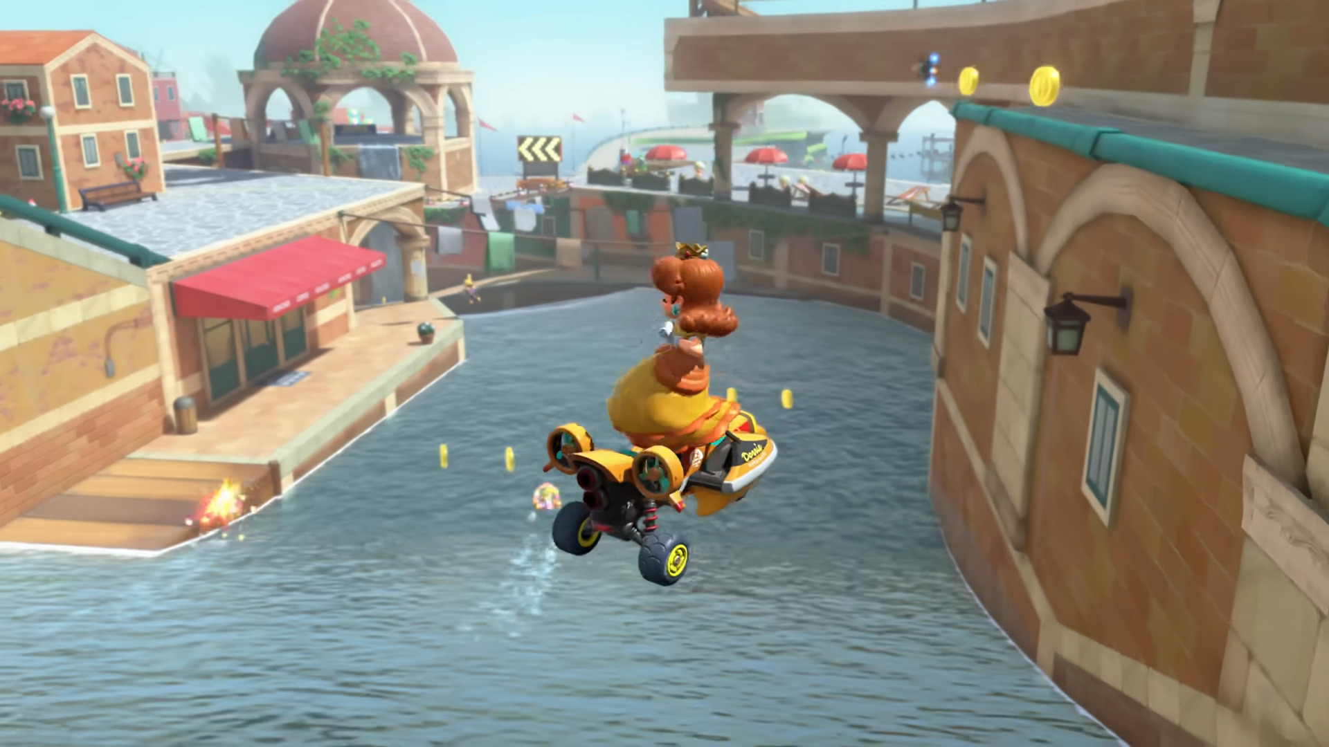 Multiplayer exploration in Mario Kart World (Image via Nintendo)