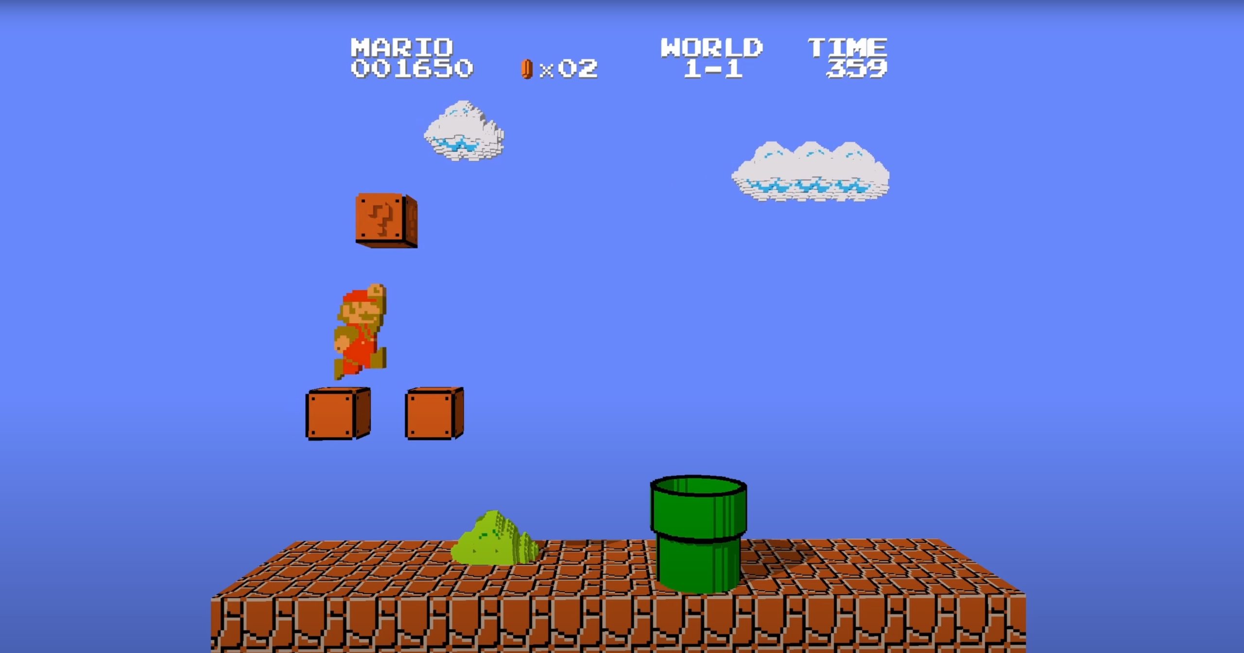 3dSen NES Emulator 1.0 is Now Available, Turns Classic 2D Games Into Playable 3D Voxel Dioramas