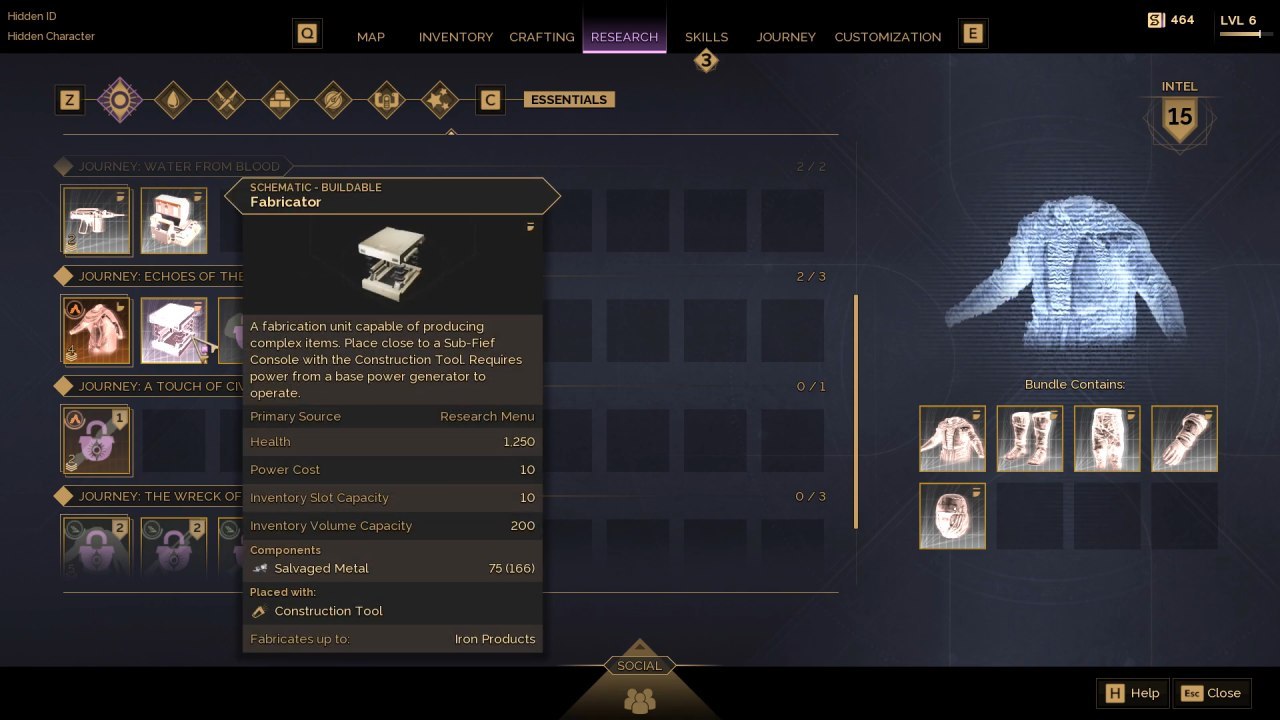 Dune: Awakening, Awakening Guide, How To Unlock and Craft Scavenger Stillsuit, PC, Gameplay, Screenshot