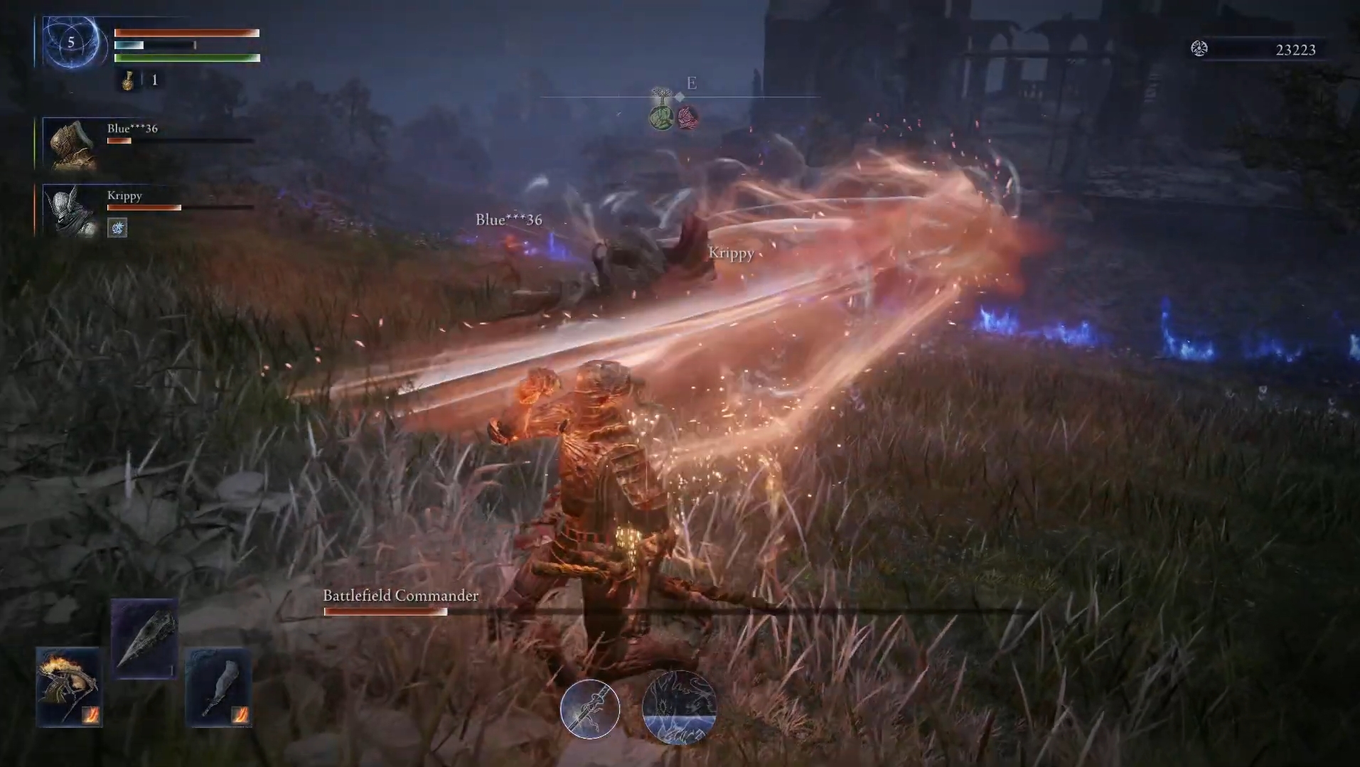 Scarlet Rot halberd combo
