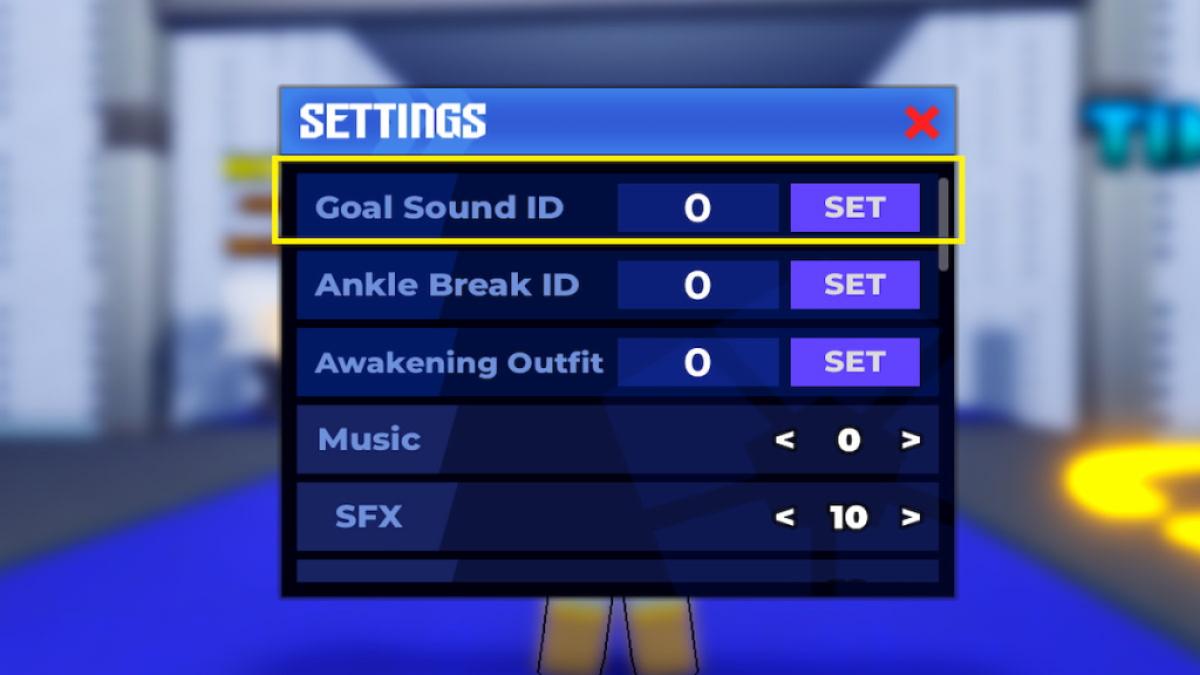 The Goal Sound ID Button