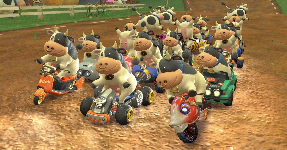 Cows are taking over Mario Kart World