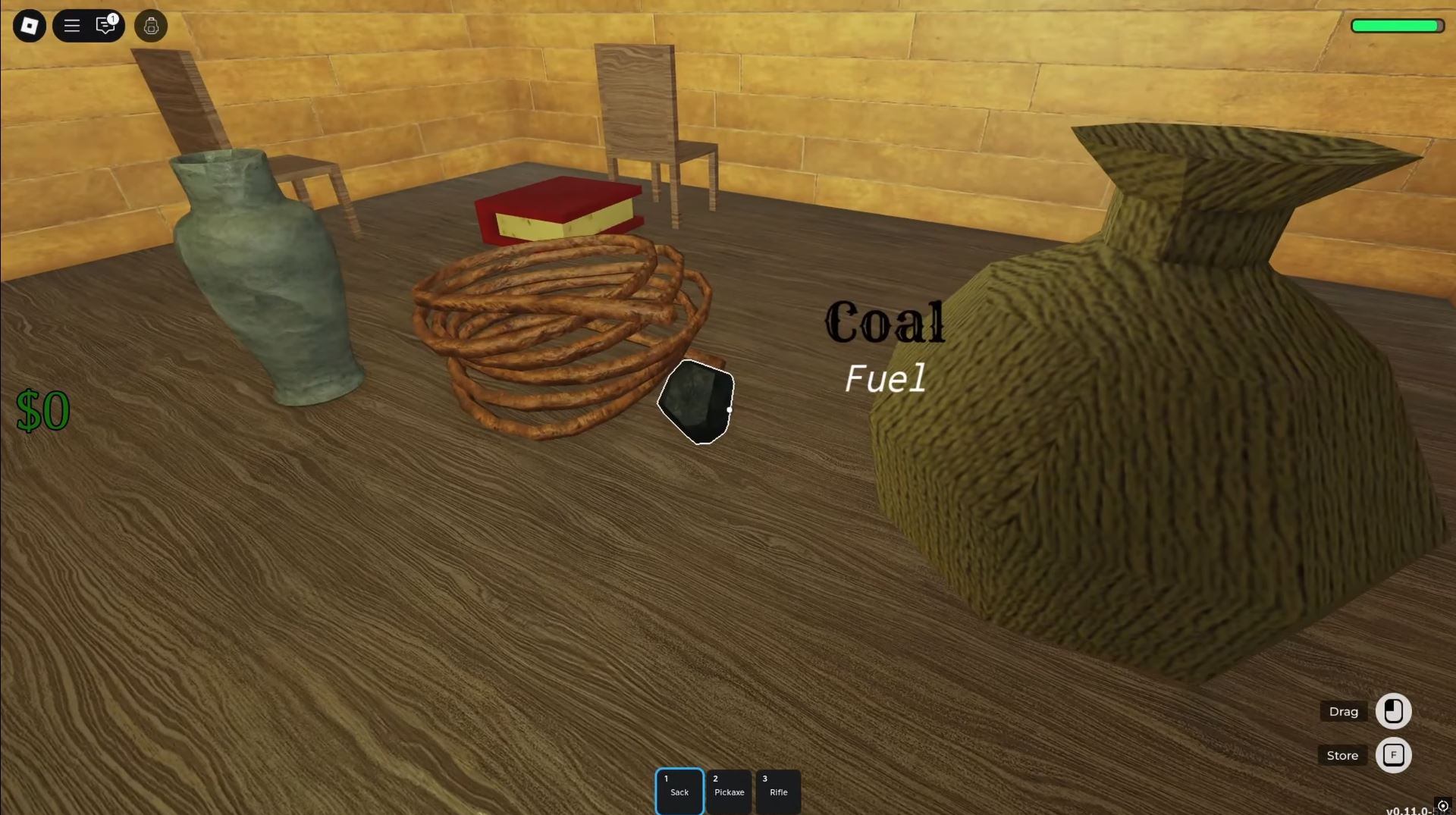 Coal for fuel (Image via Roblox)