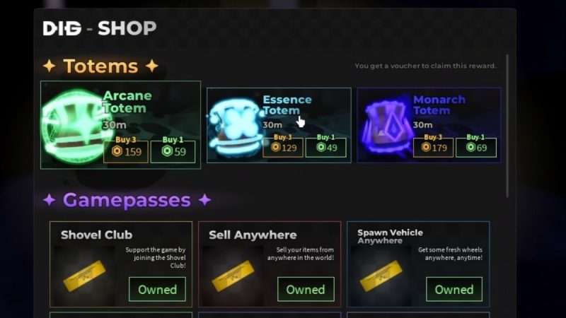 Complete Guide to DIG Totem – Location, Cost and Details