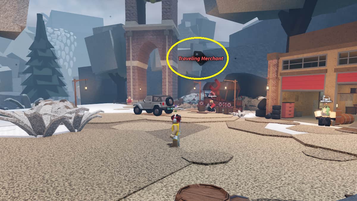 The Traveling Merchant Tag in DIG