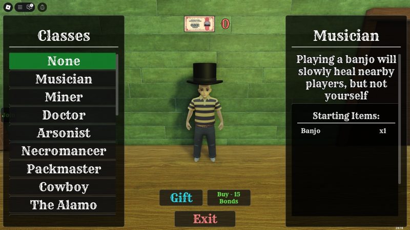 Dead Rails Guide: Musician Class