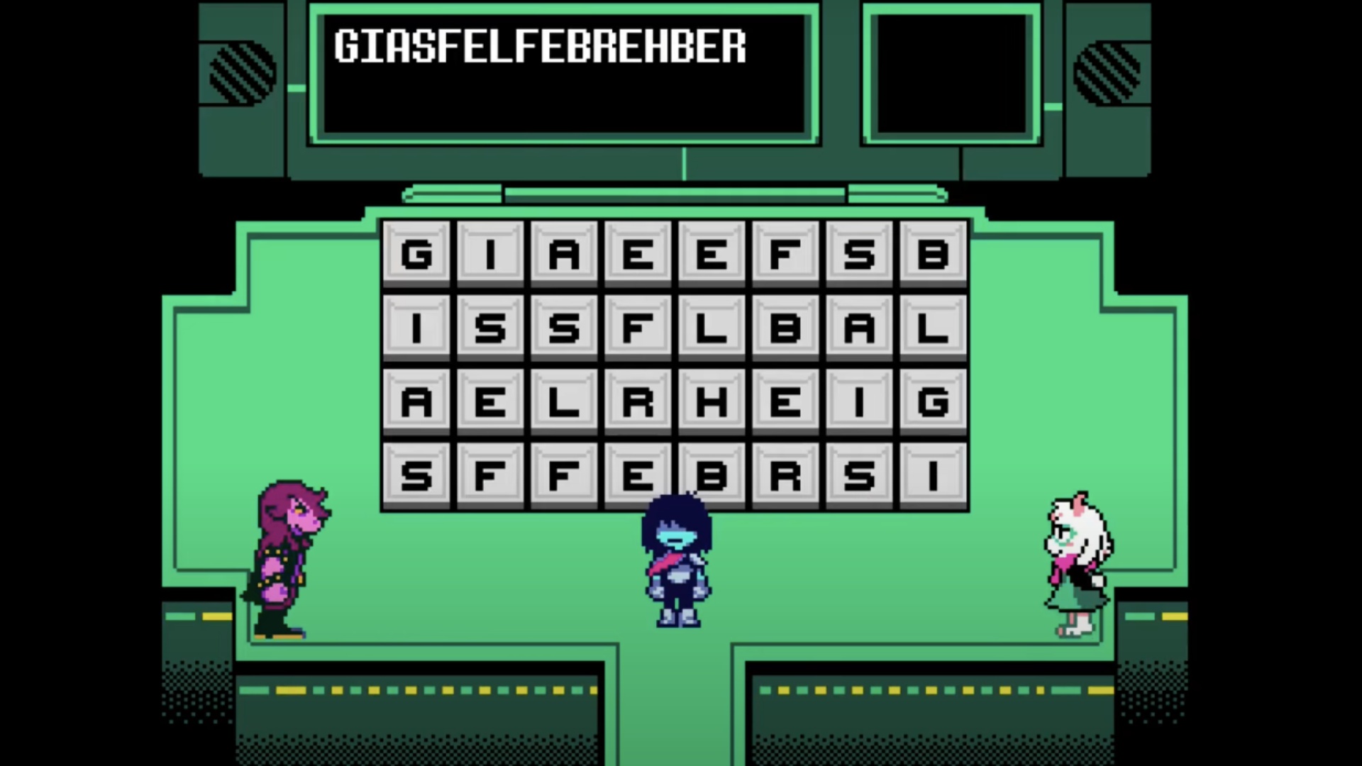 Deltarune: Chapter 2 Word Puzzle Guide