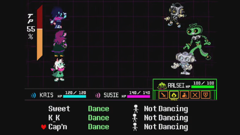 Deltarune: Chapter 2 Sweet Cap’n Cakes Boss Guide
