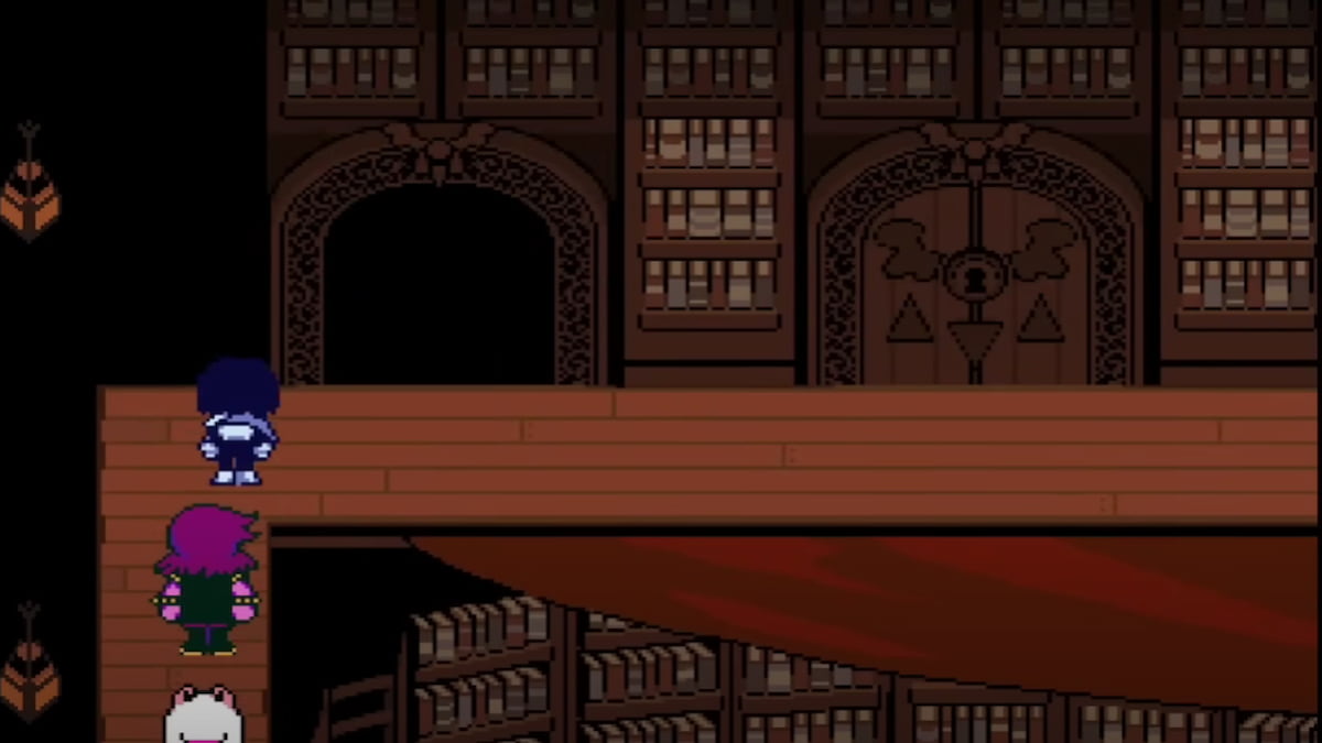 Deltarune Chapter 4 Study Room Left Door