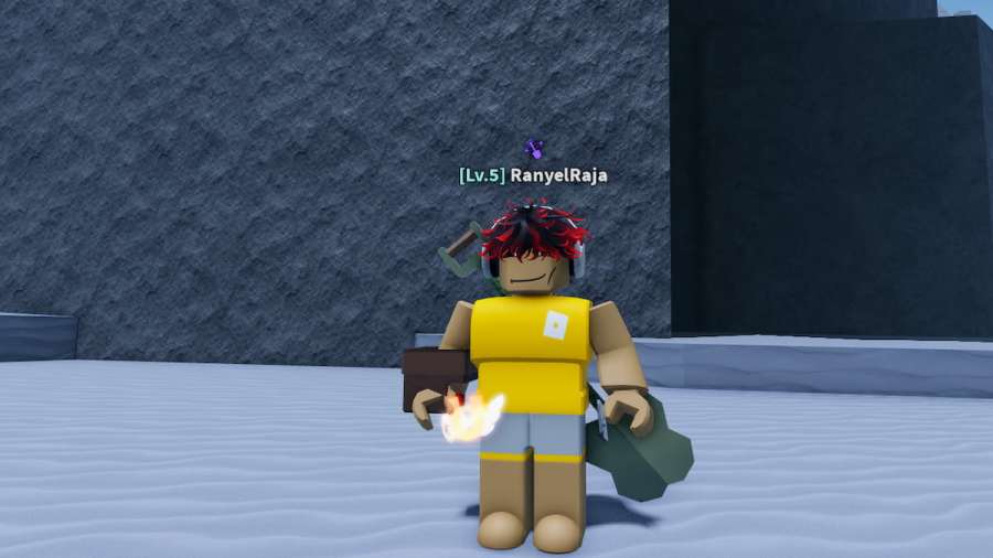 A player using the Training Gloves CHarm