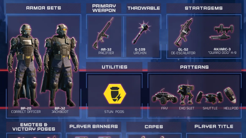 Force of Law Warbond Guide – Helldivers 2