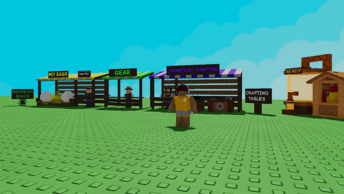 The Crafting Table in Grow A Garden