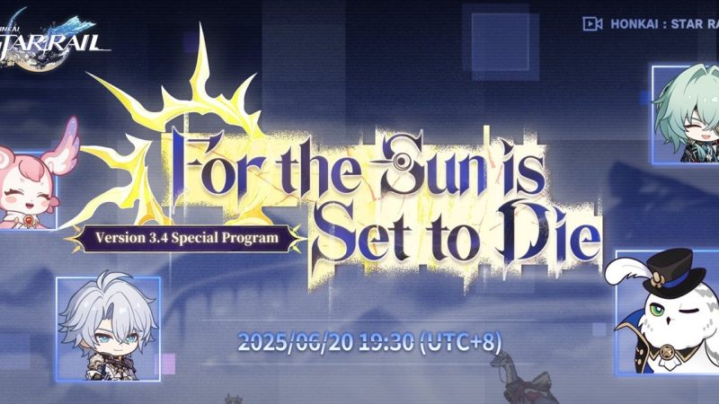 Honkai Star Rail 3.4 livestream date and time