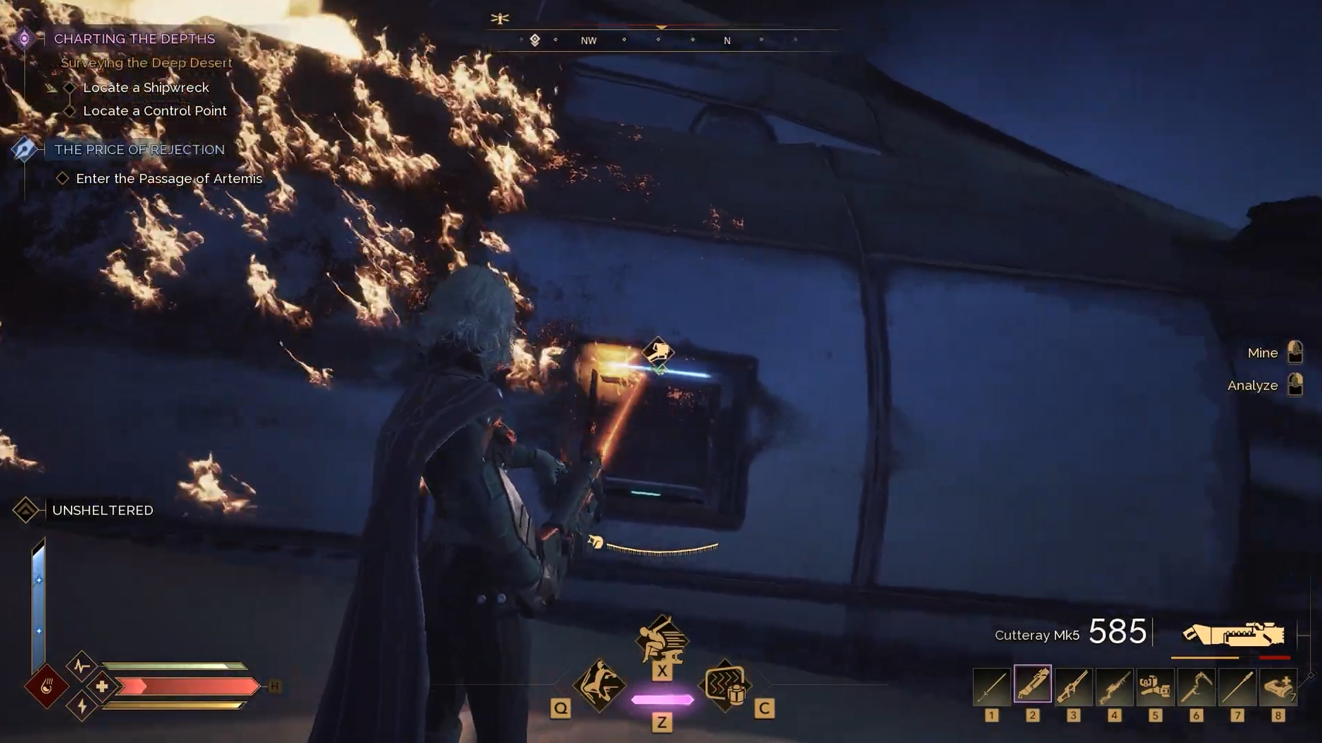 Cutting through ship hatches with Cutteray