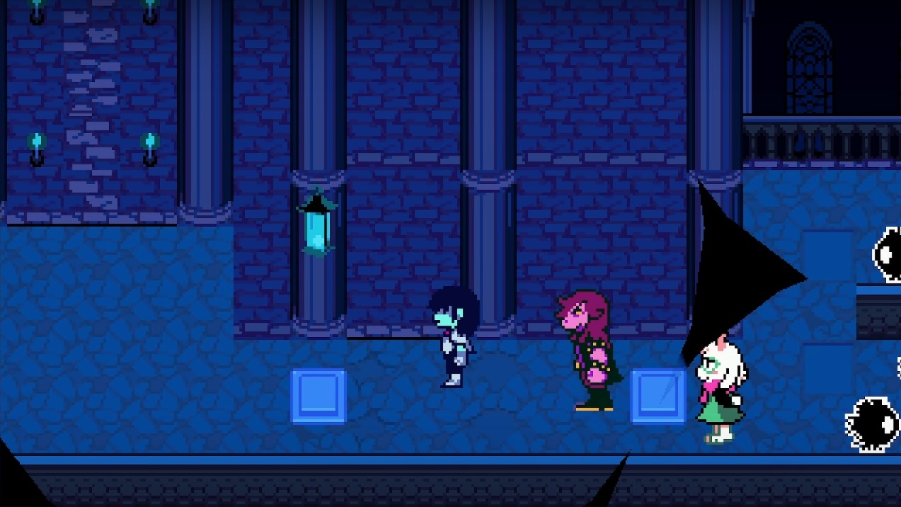 Climb the wall at the left side of the room