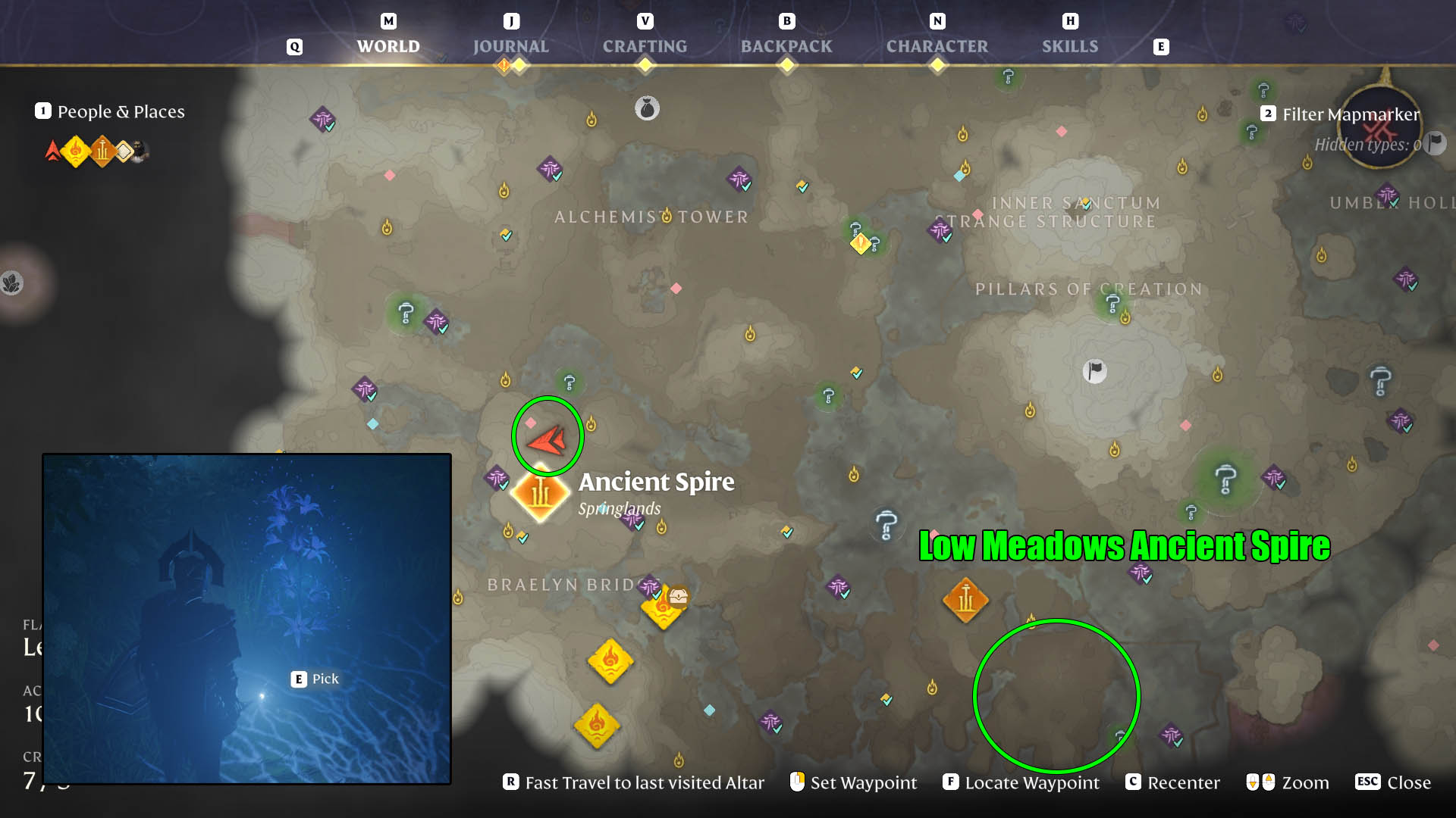 How to Get Midnight Lily in Enshrouded map location
