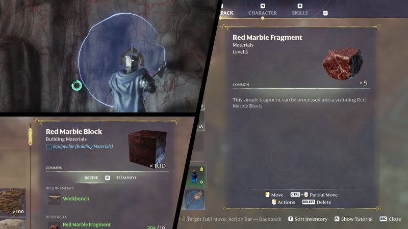 How to Get Red Marble Fragment in Enshrouded