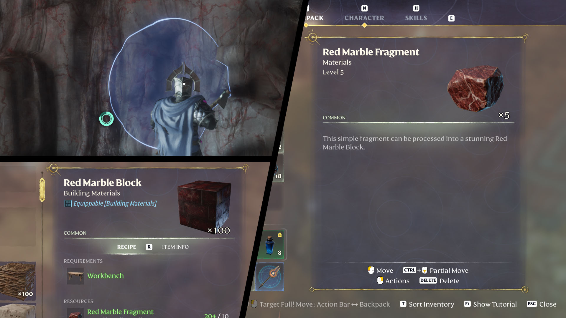 How to Get Red Marble Fragment in Enshrouded