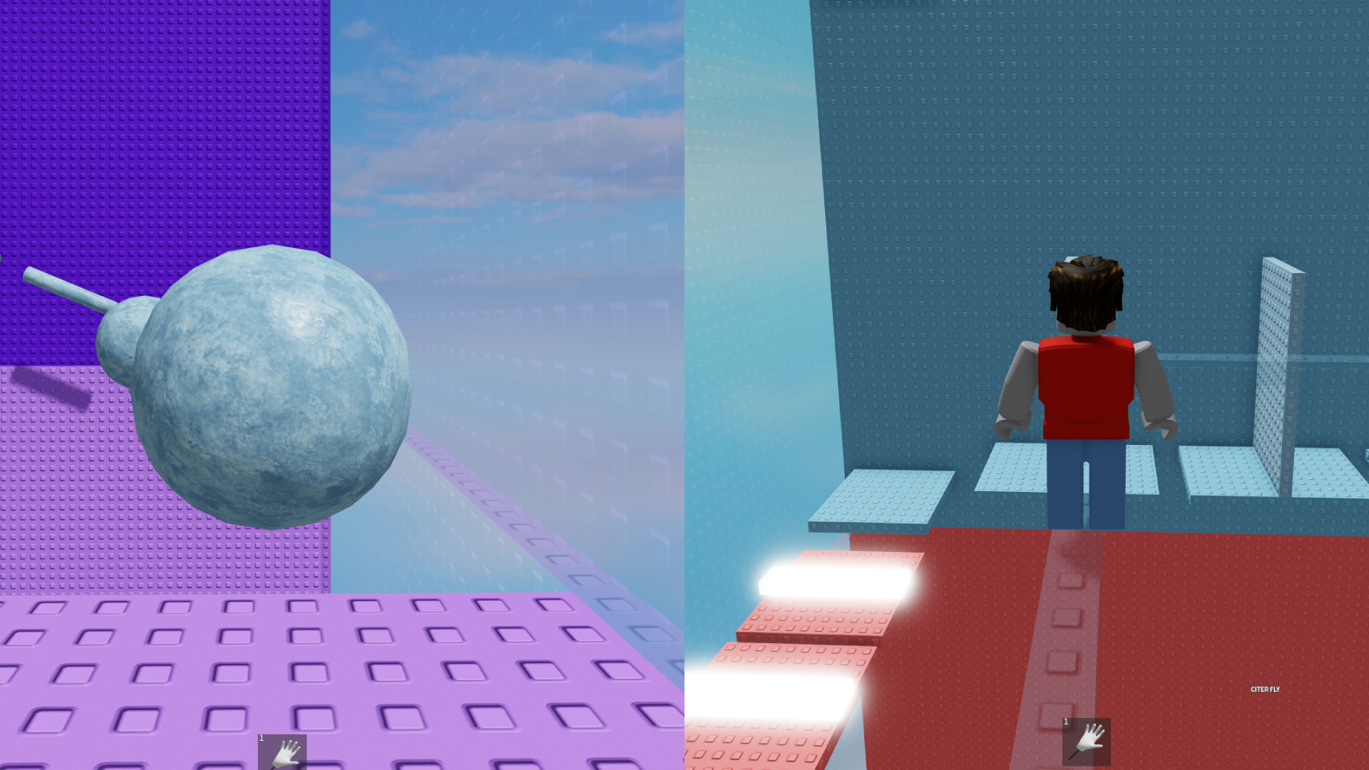 Ice Studs and the Invisible Studs Can Be Tricky (Image via Roblox Corporation)