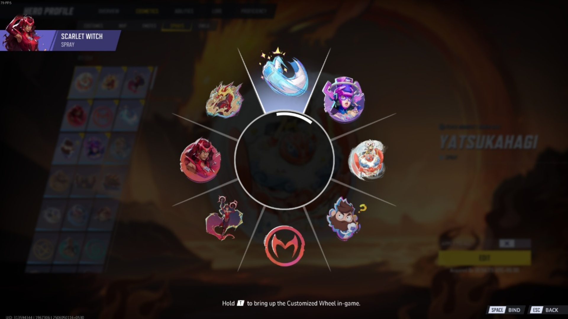 Equip any spray you want (Image via NetEase Games)
