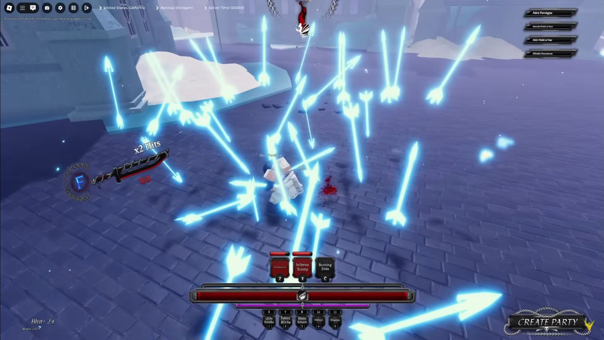 Paradox Roblox gameplay (Image via Roblox)
