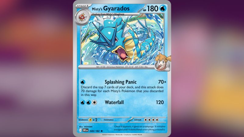 Pokemon TCG: Best Misty’s Gyarados Deck Guide (Destined Rivals)