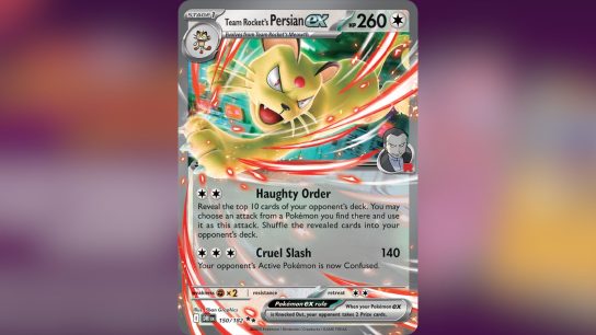 Pokemon TCG Destined Rivals: Best Team Rocket’s Persian Ex Deck Guide (Destined Rivals)