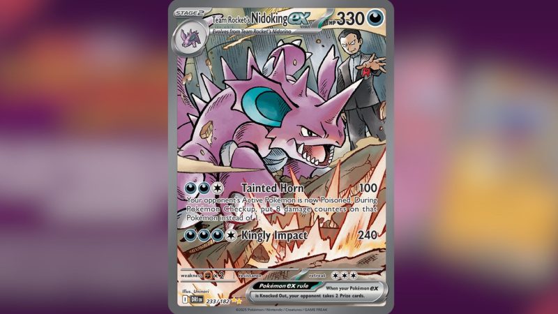 Pokemon TCG: Team Rocket’s Nidoking-Ex Deck Guide (Destined Rivals)