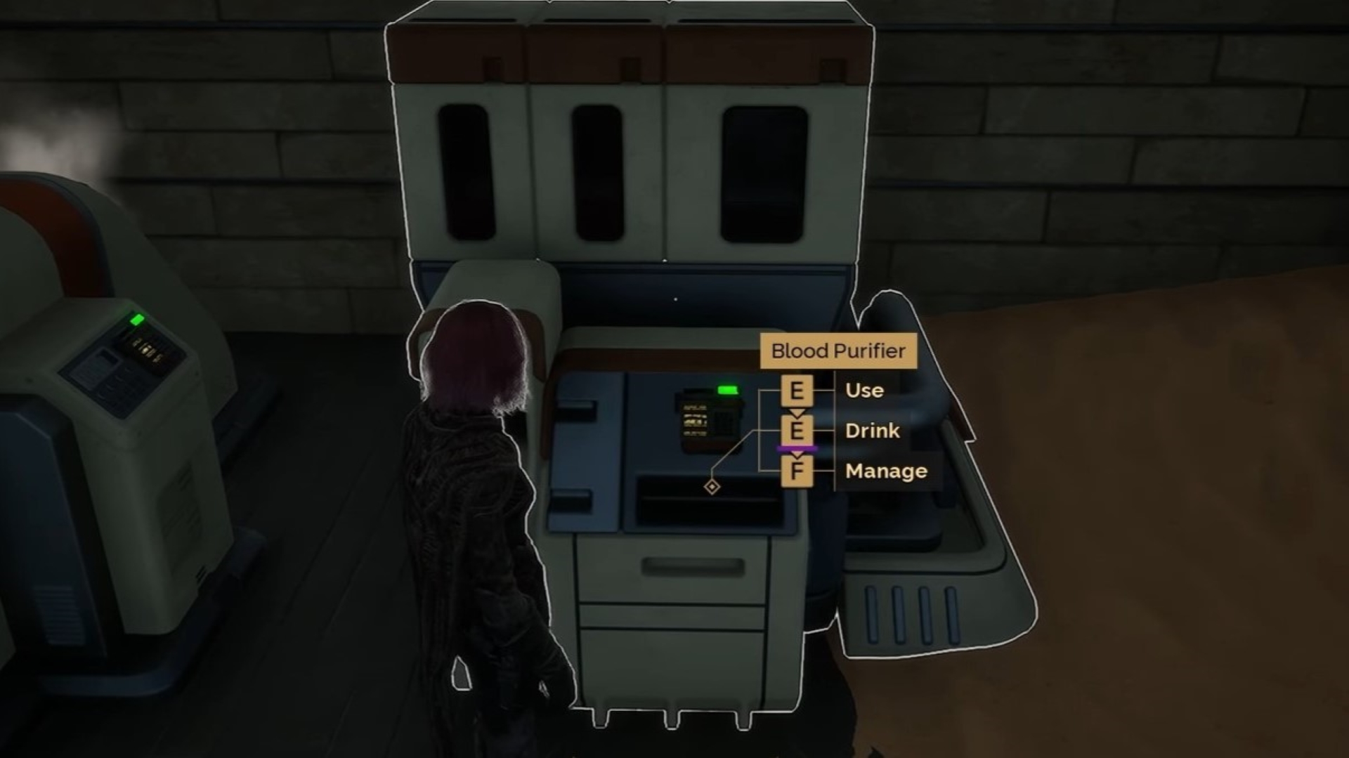Craft Blood Purifier to complete your eater needs (Source: Funcom | @TiffyMissWiffy/YouTube)